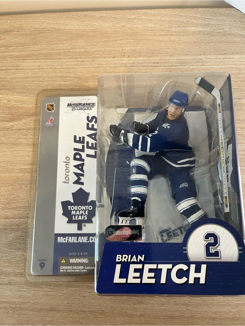 Easton Toronto Maple Leafs Blue Brian Leetch Hockey Figure